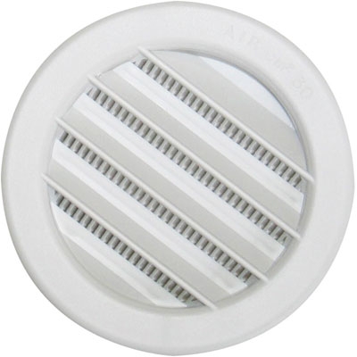 Grille ventilation ronde à encastrer Cuivre Ø175mm - Ø tube 135mm
