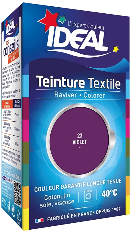 Teinture Tissu Idéal liquide - Bleu jean - 40 ml - Teinture coton