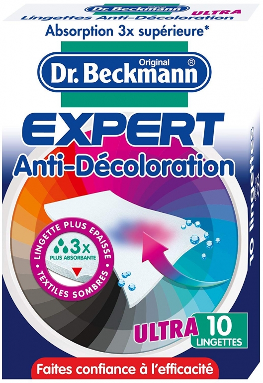 Dr. Beckmann Lingettes anti-décoloration pour lave-linge