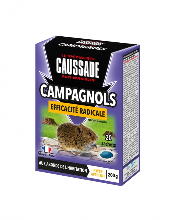 Kit campagnol et rat taupier - Le Détaupeur - 10 pétards - MYRIAD