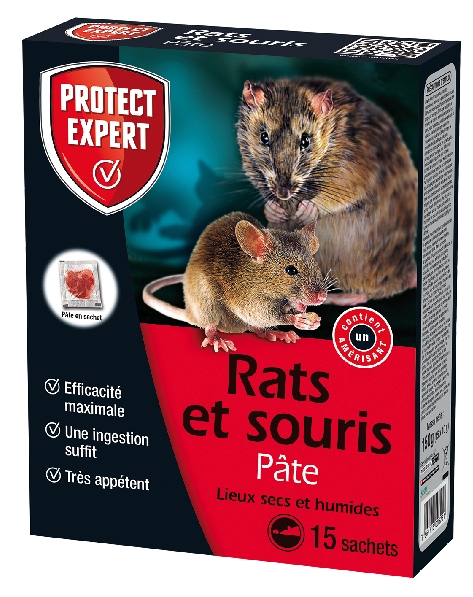 Piège à glu ACTO SOURIS SUPPORT BOIS - Efficace contre souris et