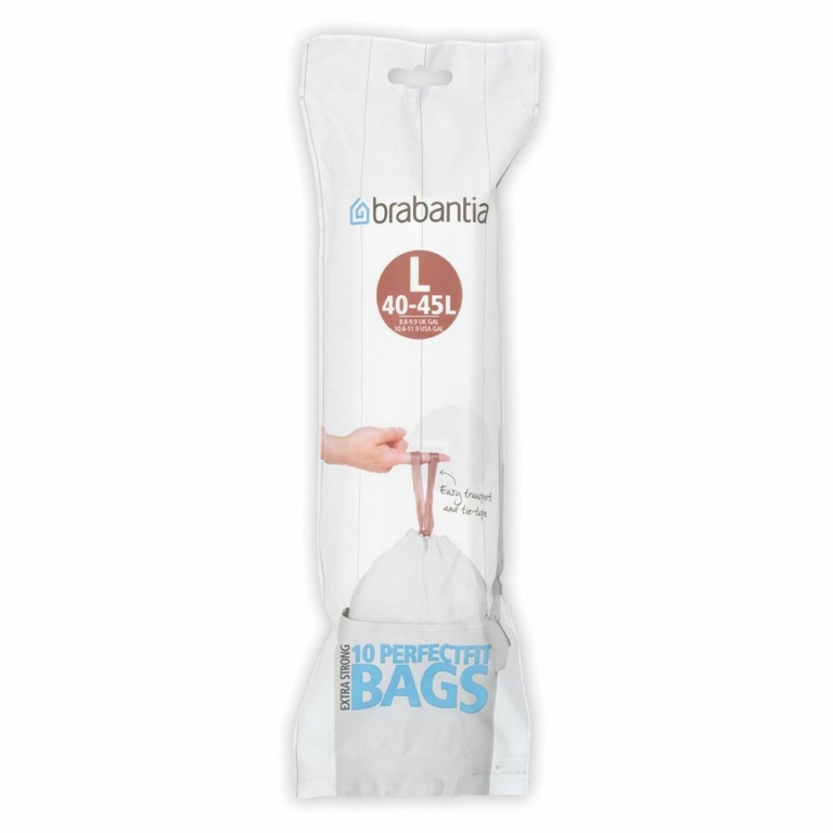 Perfectfit. Rouleau de 10 sacs poubelle Biodégradable 10L (K) - Brabantia
