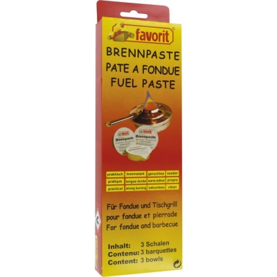 Pate combustible - 3 recharges - FAVORIT